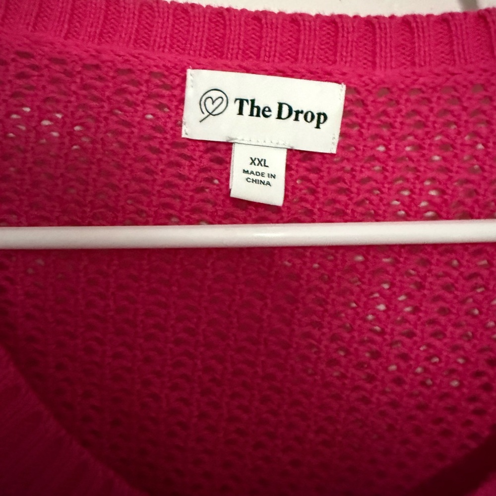 The Drop Women's Fuchsia Crew Neck Sweater